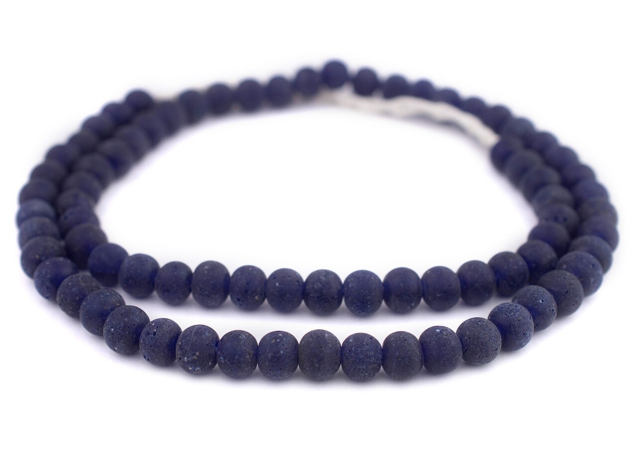 The Bead Chest® Ancient Style Java Glass Beads, 24+ Inch Strand, 11mm Beads, Available in 13 Colors